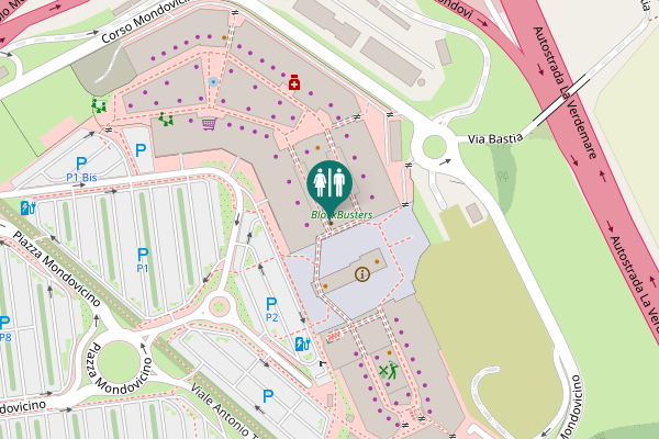 Map showing location of Piazza Giovanni Jemina 47 Toilet