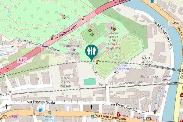 Map showing location of Latrina