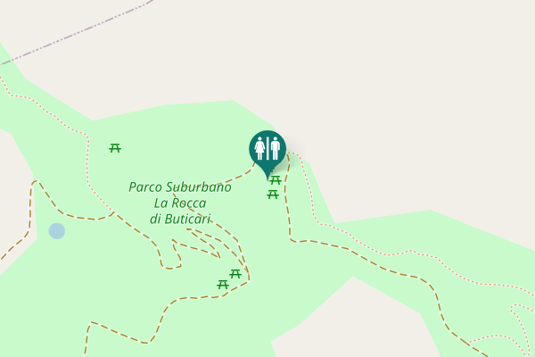 Map showing location of Allume Toilet
