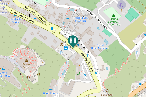 Map showing location of Via Luigi Pirandello 38 Toilet