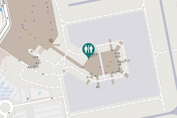 Map showing location of IMBARCHI Gates Toilet