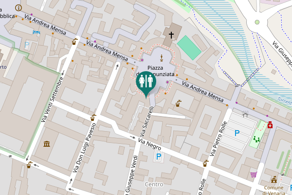 Map showing location of Piazza dell'Annunziata 2 Toilet