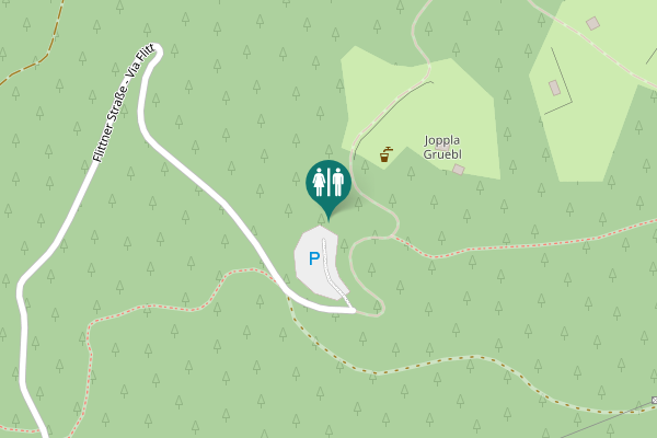 Map showing location of Flittner Straße - Via Flitt Toilet