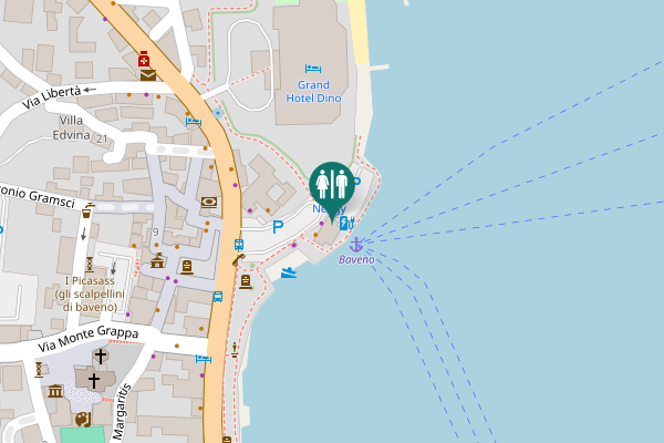 Map showing location of Piazza Quattro Novembre 4 Toilet