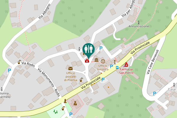 Map showing location of Piazza Municipio 9 Toilet