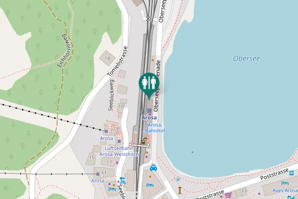 Map showing location of Oberseepromenade 22 Toilet