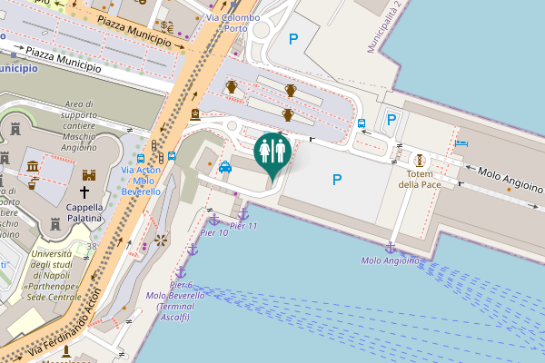 Map showing location of Terrazza panoramica Toilet