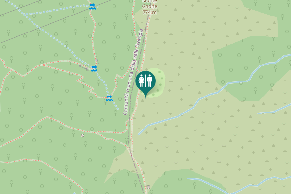 Map showing location of Agnosine Toilet