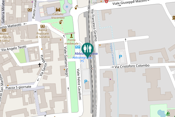 Map showing location of Viale Felice Cavallotti 6 Toilet