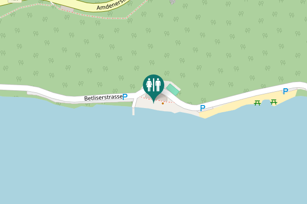 Map showing location of Betliserstrasse 2148 Toilet