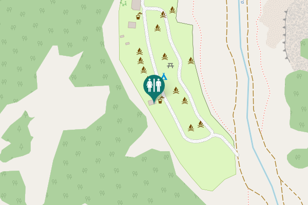 Map showing location of Strada regionale della Valsavarenche 26 Toilet