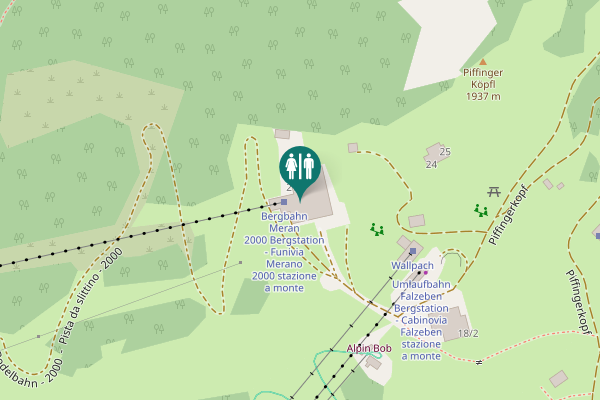 Map showing location of Piffingerkopf 21 Toilet