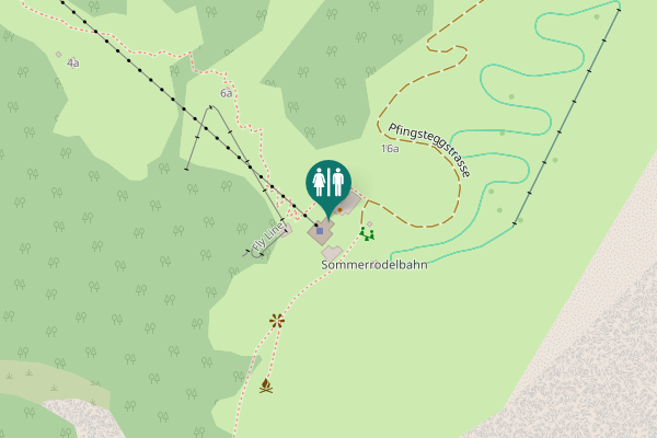 Map showing location of Pfingsteggstrasse 20 Toilet