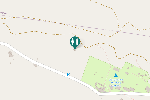 Map showing location of Mattinata Toilet