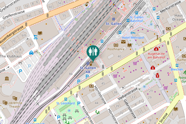 Map showing location of 7 Toilet