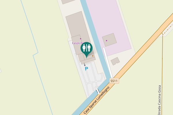 Map showing location of Corso Vercelli 202 Toilet
