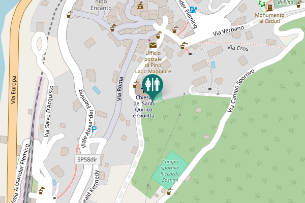 Map showing location of Via Papa Giovanni Ventitreesimo 4 Toilet