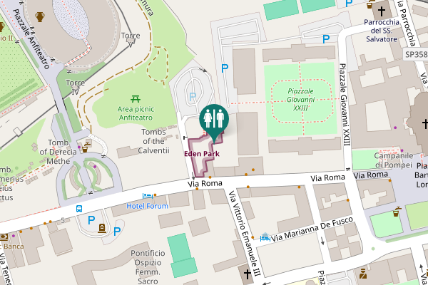 Map showing location of Via Roma 83 Toilet