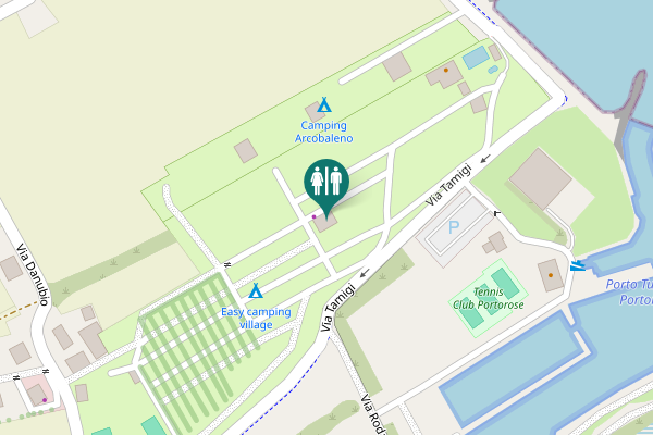 Map showing location of Lungomare Trieste 90 Toilet