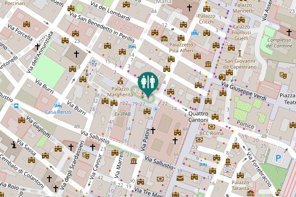 Map showing location of Piazza del Palazzo 28a Toilet