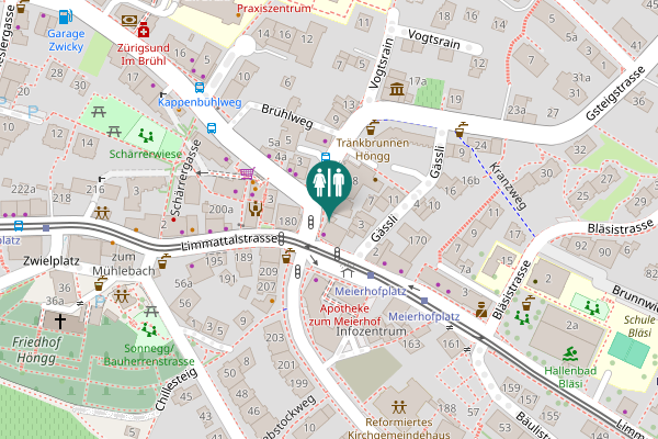 Map showing location of Meierhofplatz