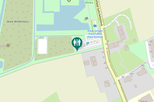 Map showing location of Kobak smart toilet