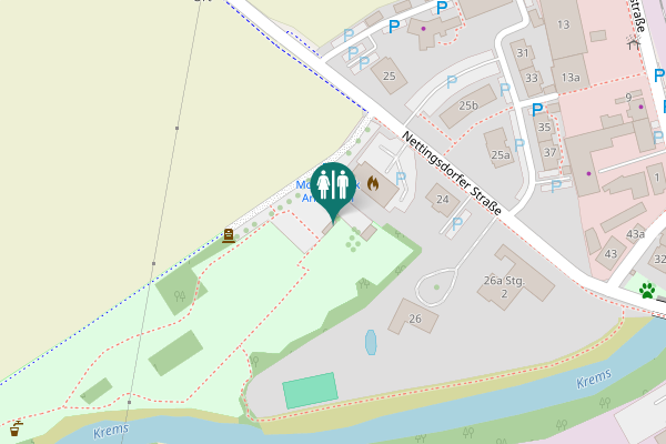 Map showing location of Nettingsdorfer Straße 22 Toilet