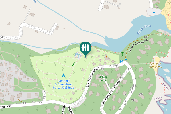 Map showing location of Via del Canalone 11 Toilet