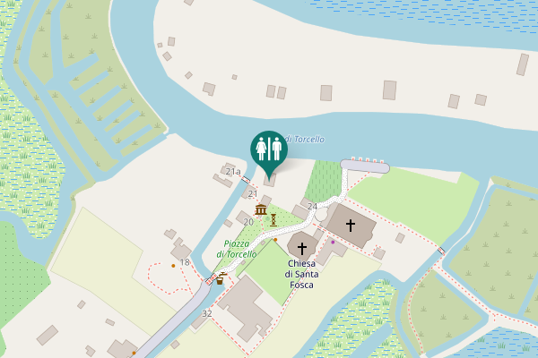 Map showing location of 23 Toilet