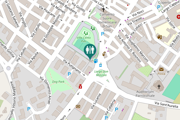 Map showing location of Ceglie Messapica Toilet