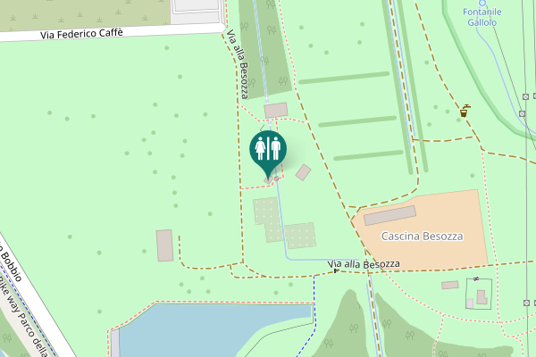 Map showing location of Via alla Besozza Toilet