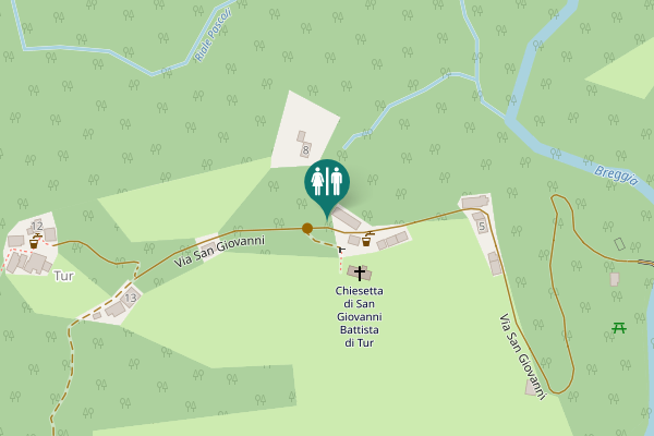 Map showing location of Via San Giovanni 8 Toilet