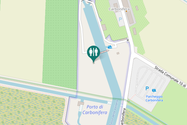 Map showing location of Strada Comunale 9 di Carbonifera Toilet