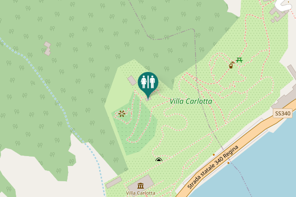 Map showing location of Tremezzo 2 Toilet