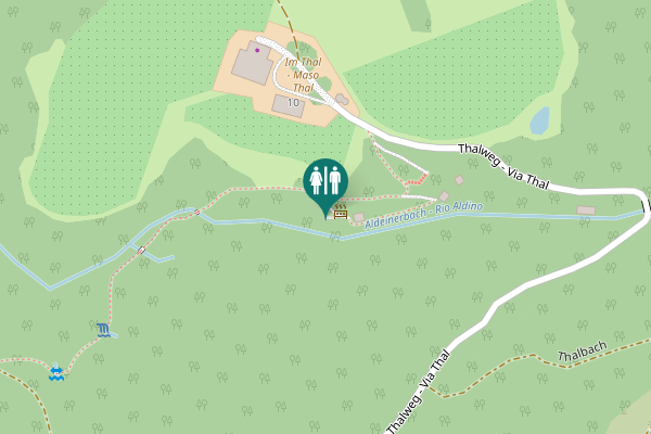 Map showing location of Mühlenweg - Sentiero dei Mulini Toilet