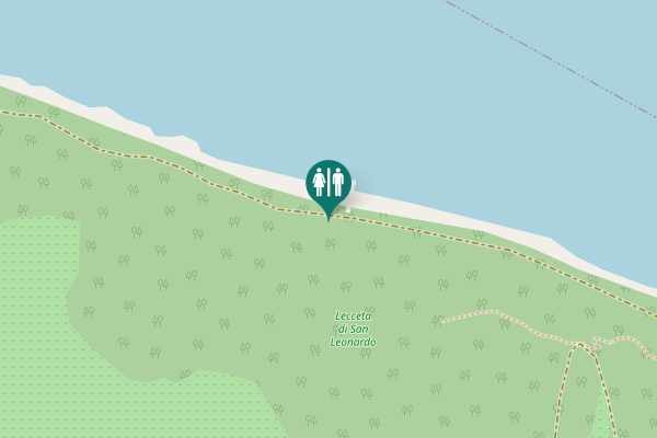 Map showing location of Castiglione del Lago Toilet