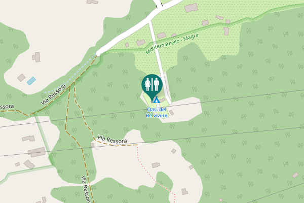 Map showing location of Via Ressora 71/e Toilet