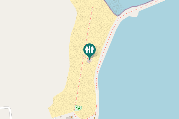 Map showing location of Via Agostino Barbarigo 147 Toilet