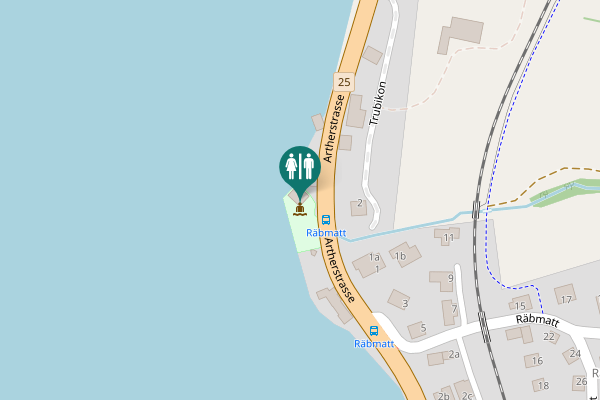 Map showing location of Artherstrasse 178 Toilet