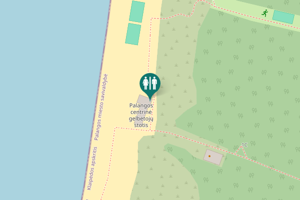 Map showing location of Žvejų g. 2A Toilet