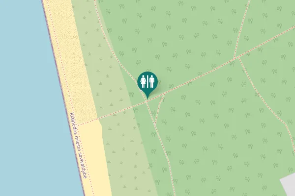 Map showing location of Girulių pl. 9 Toilet
