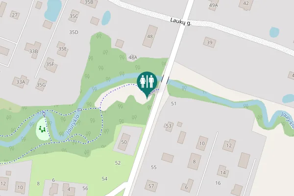 Map showing location of Petro Vileišio g. 53 Toilet
