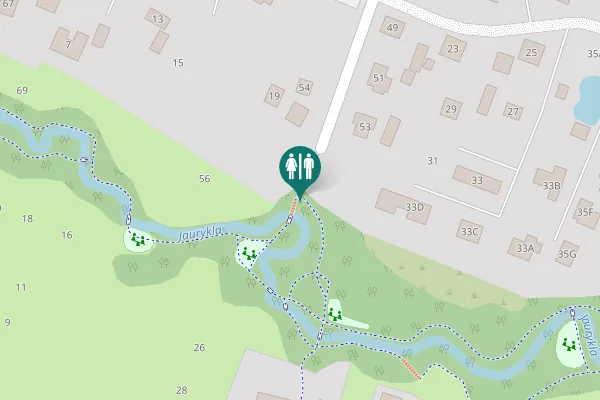 Map showing location of S. Daukanto g. 54 Toilet