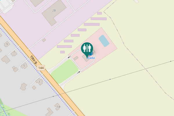 Map showing location of Tilto g. 2A Toilet