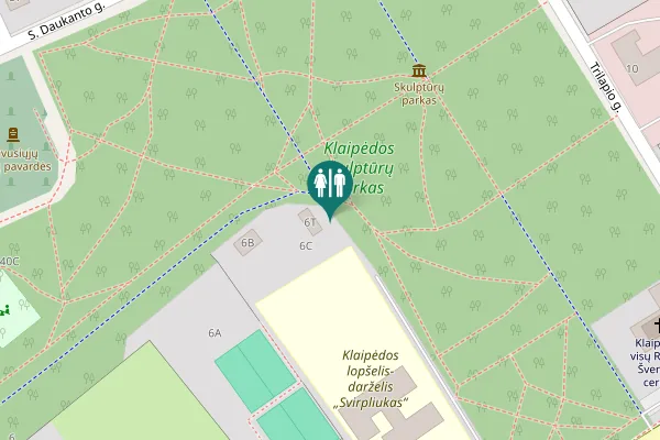 Map showing location of K. Donelaičio g. 6T Toilet