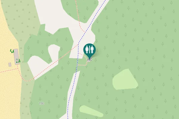 Map showing location of WC