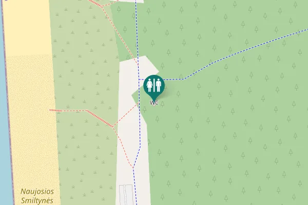 Map showing location of WC