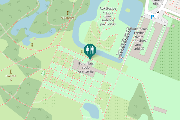 Map showing location of Ž. E. Žilibero g. 9 Toilet