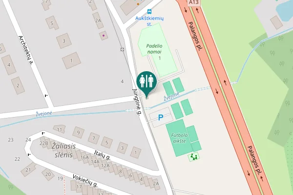 Map showing location of Jungtinė g. 4 Toilet
