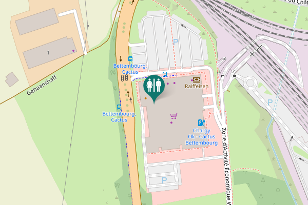 Map showing location of Zone d'Activité Économique Wolser A 320 Toilet